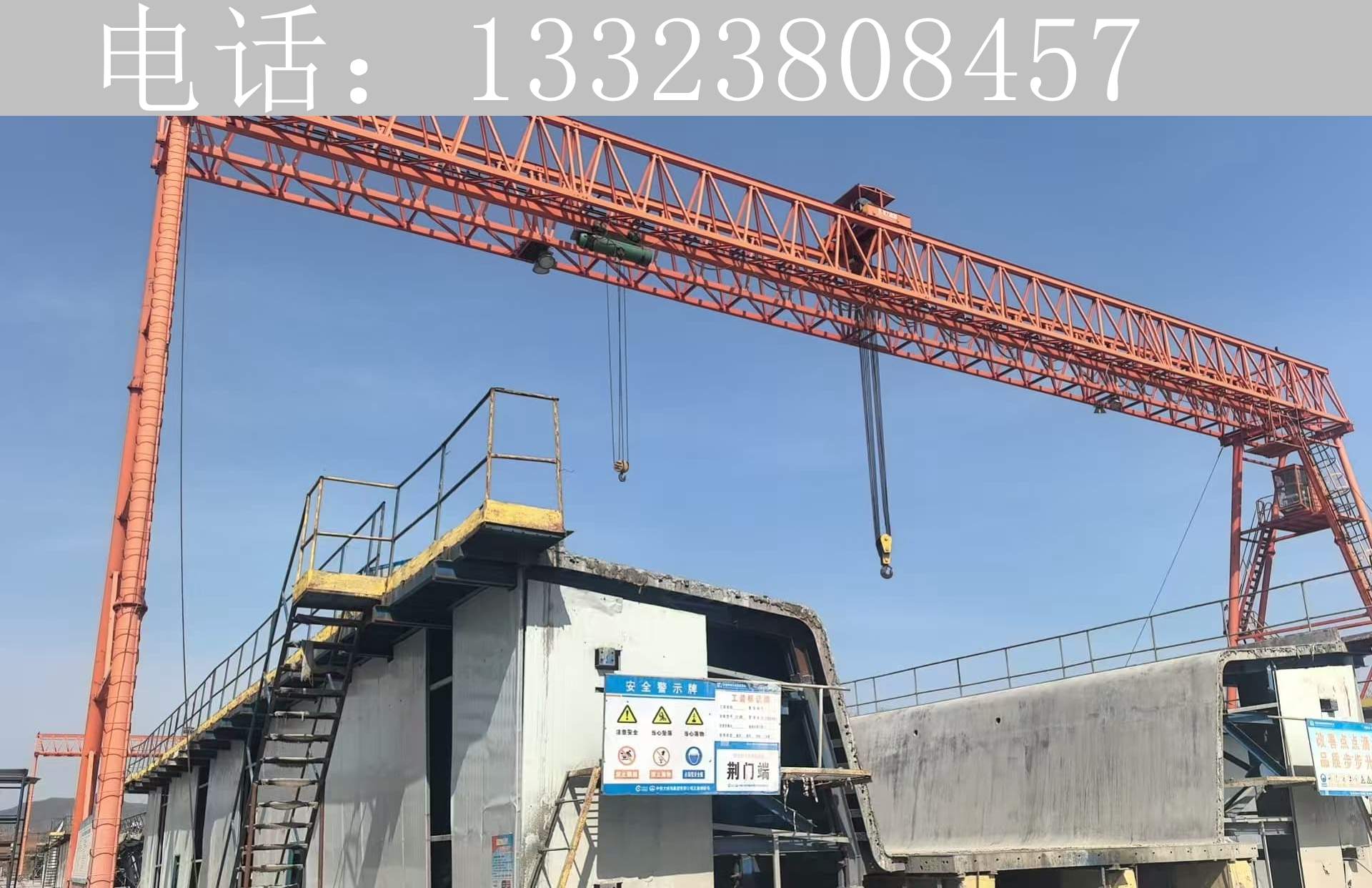 山东滨州龙门吊租赁公司 80t龙门吊租赁费多少